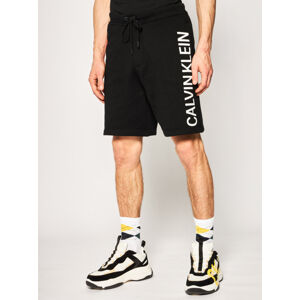 Calvin Klein pánské černé teplákové šortky - XXL (BAE)